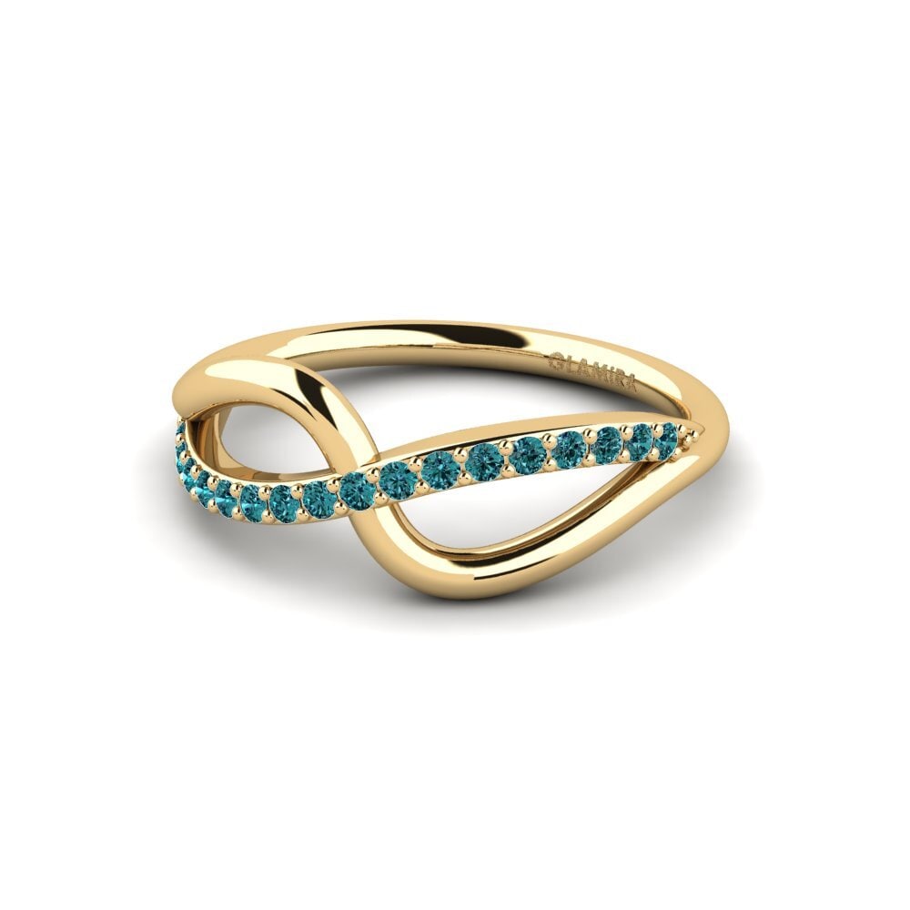 Blauer Diamant Ring Mihto
