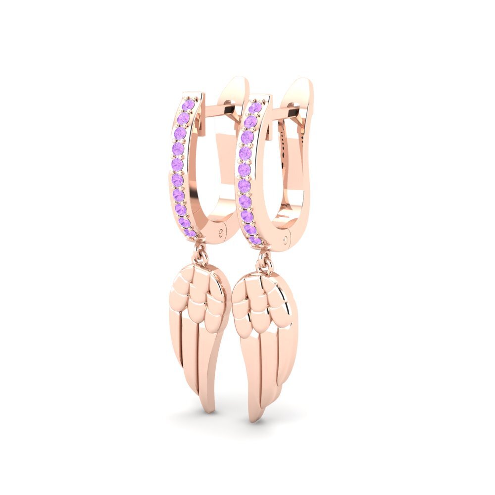 Amethyst Earring Mikita
