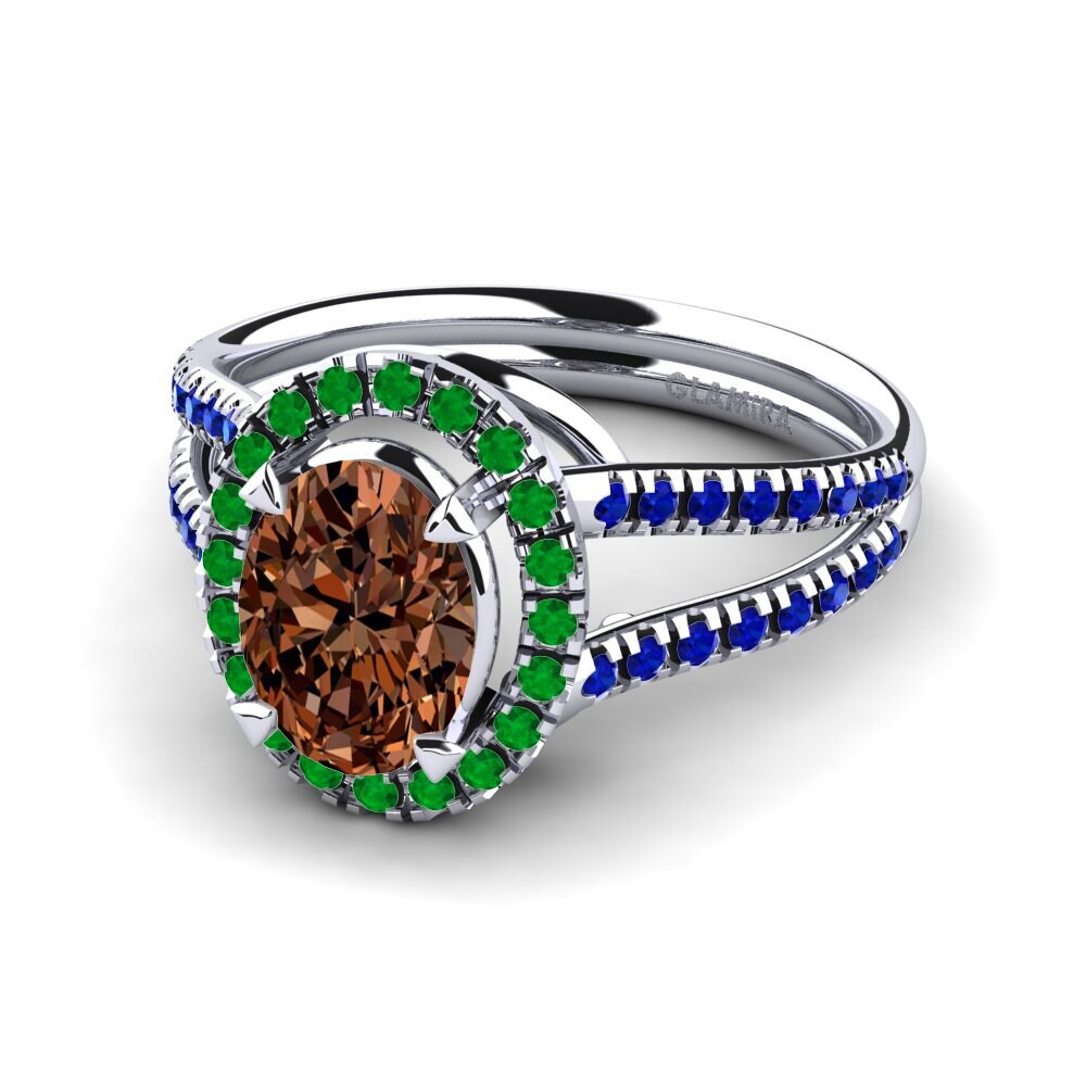 Brown Diamond Engagement Ring Milagros