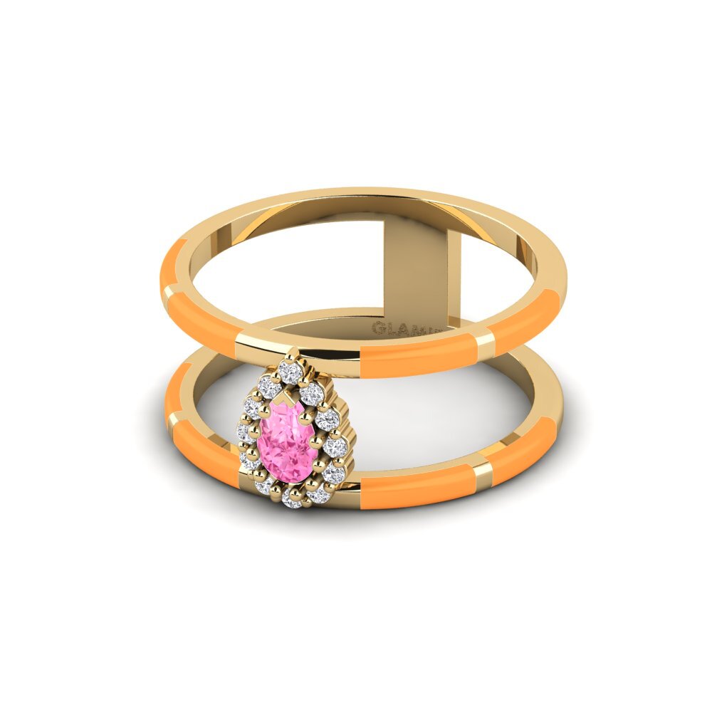 Rosa Saphir Ring Milford