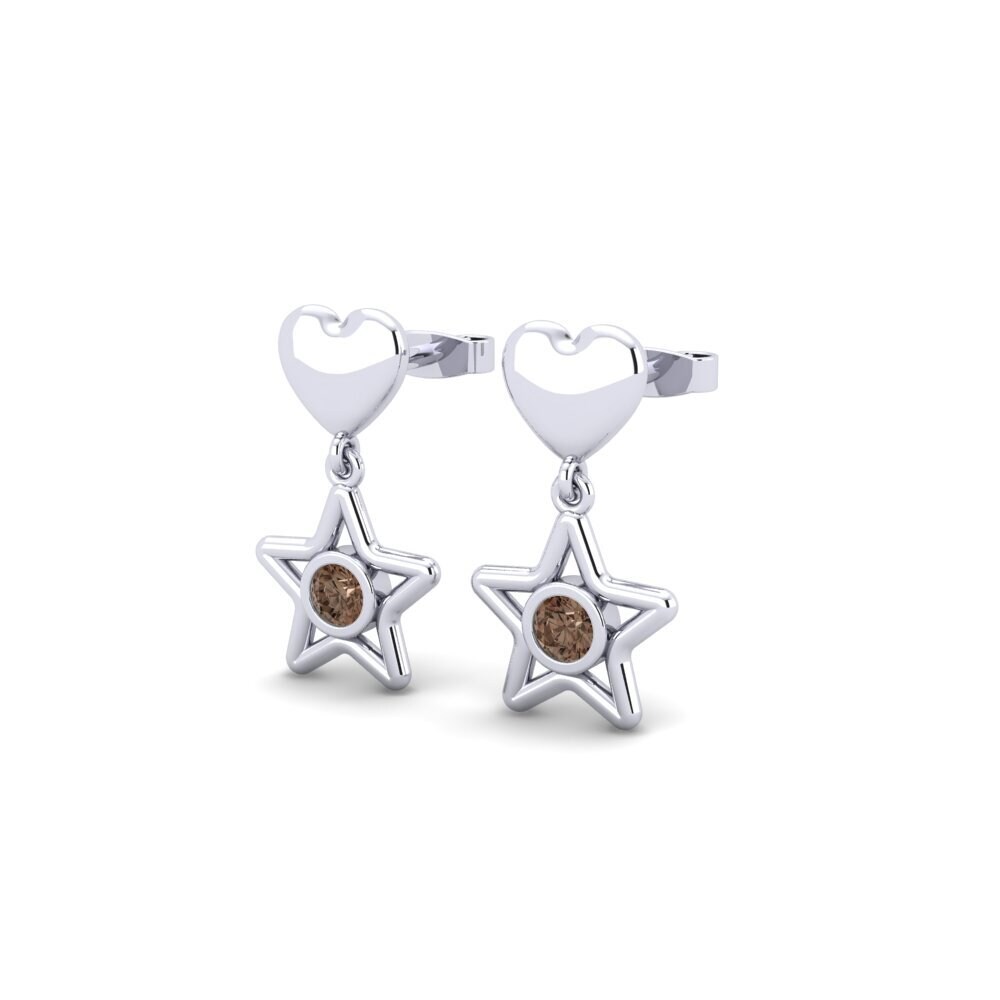 Smoky Quartz Women's Earring Milieu