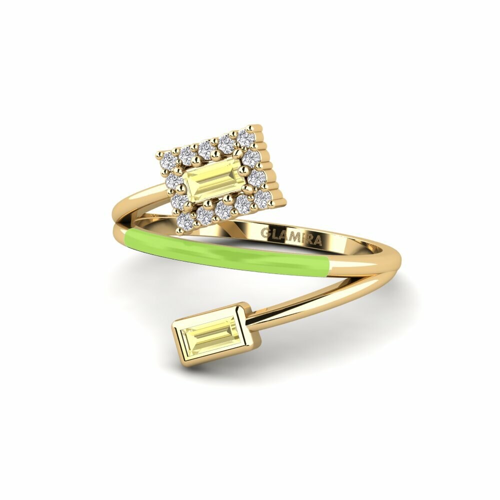 Saphir Jaune Bague Millville