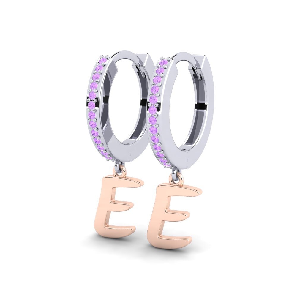 Amethyst Women's Earring Mindi E