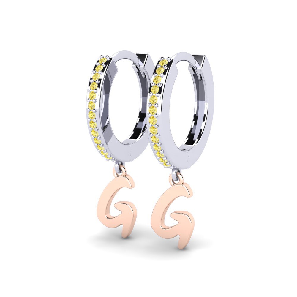 Yellow Sapphire Women's Earring Mindi G