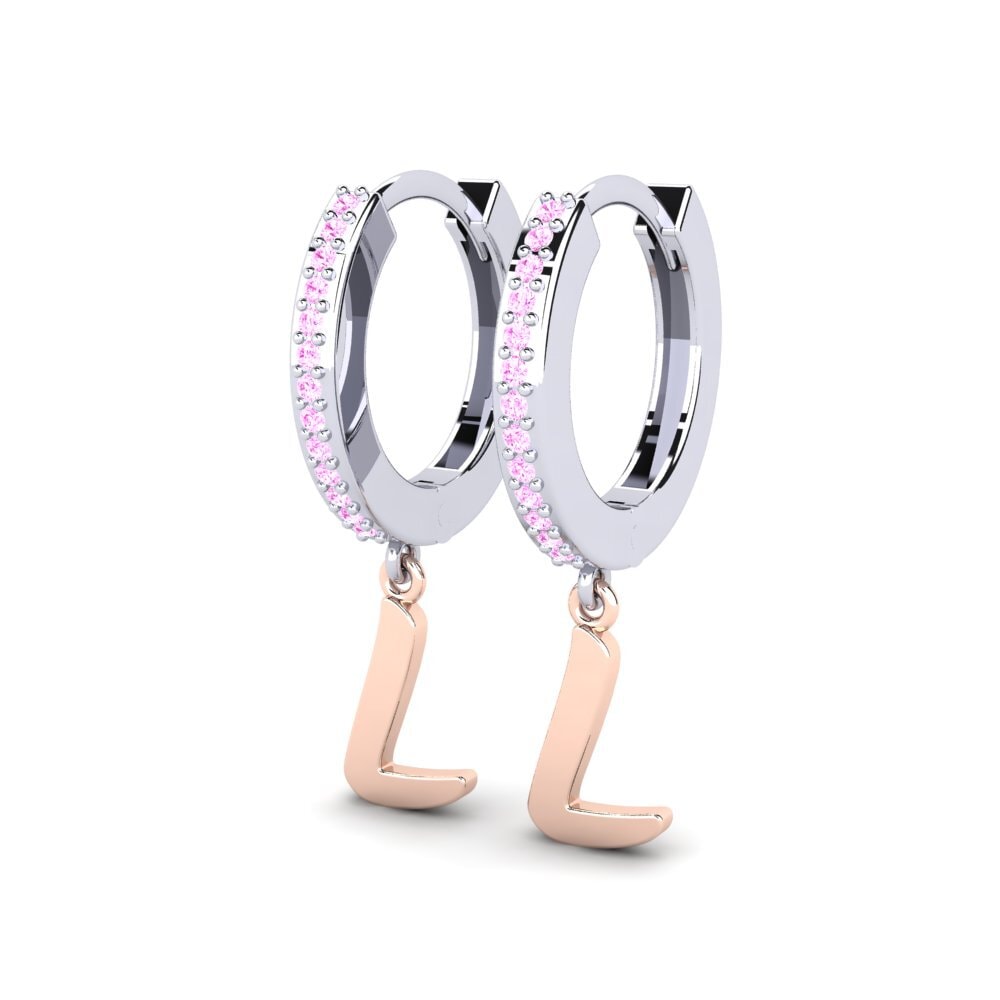 Pink Sapphire Women's Earring Mindi L