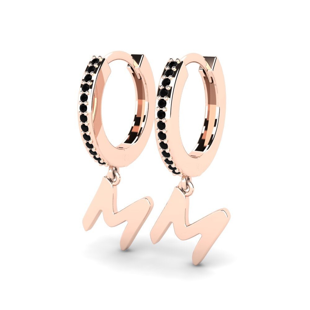 Diamante Negro Pendiente de mujer Mindi M