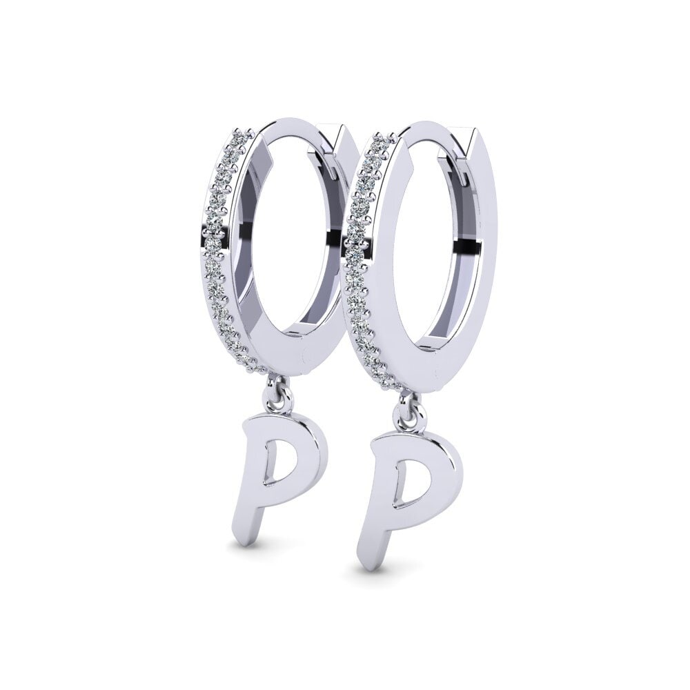White Silver Women's Earring Mindi P