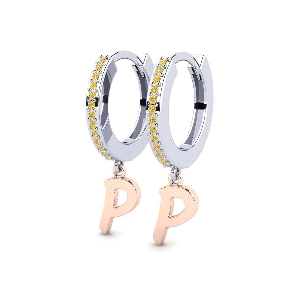 Yellow Diamond Women's Earring Mindi P