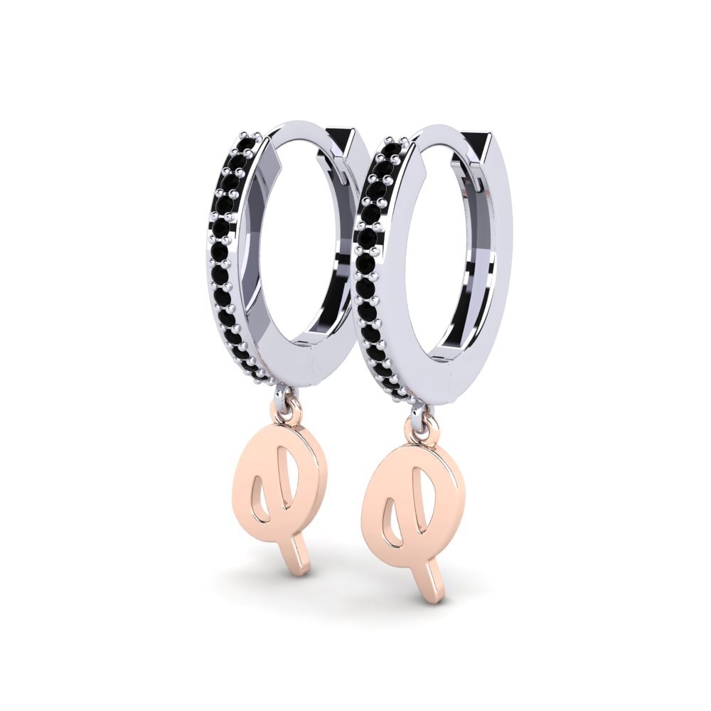 Black Sapphire Women's Earring Mindi Q