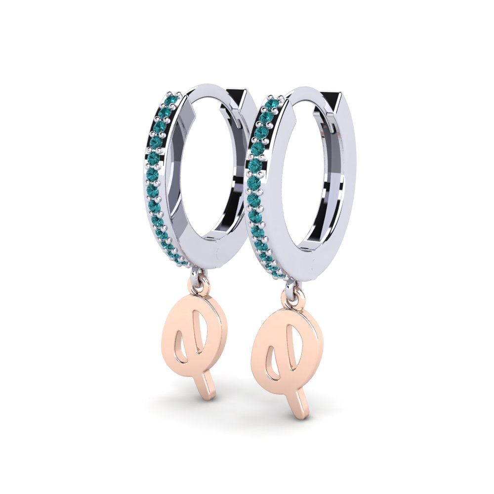 Blue Diamond Women's Earring Mindi Q
