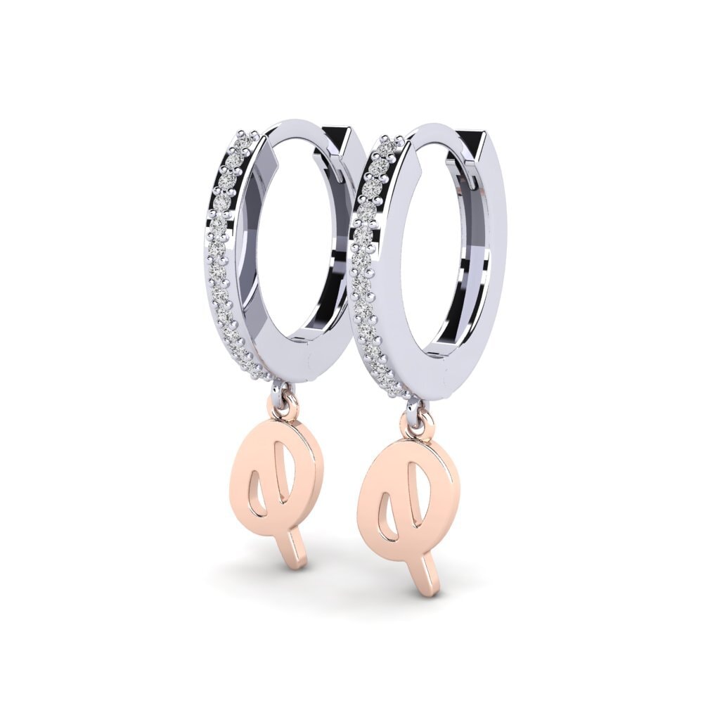 White sapphire Women's Earring Mindi Q