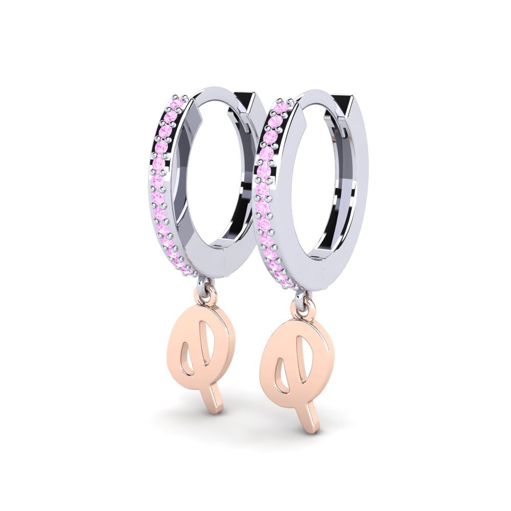 Pink Sapphire Women's Earring Mindi Q