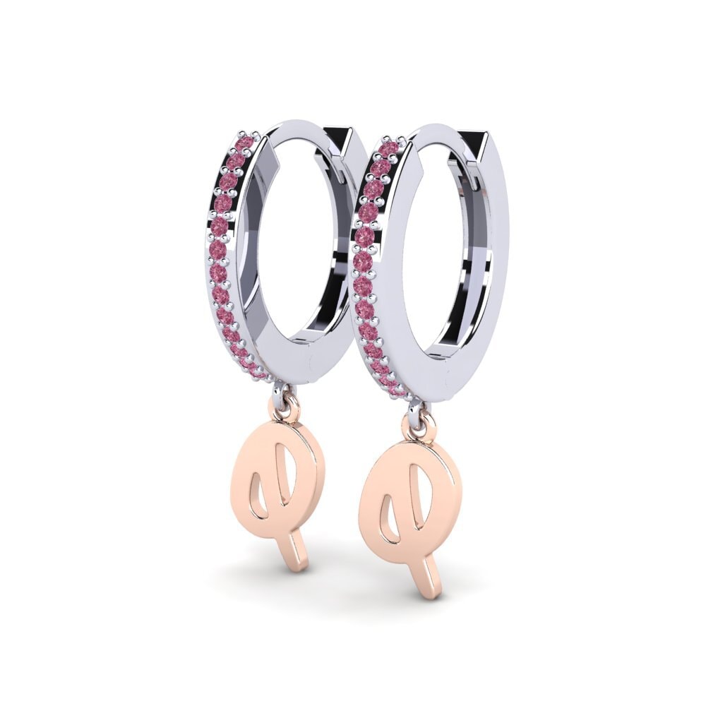Granate Rhodolite Pendiente de mujer Mindi Q