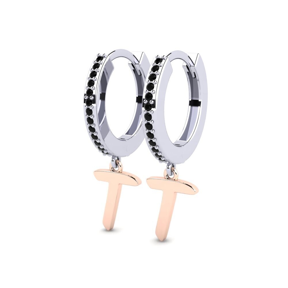 Black Sapphire Women's Earring Mindi T