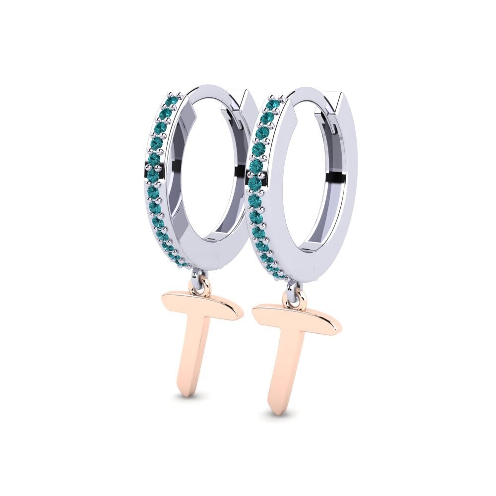 Blue Diamond Women's Earring Mindi T