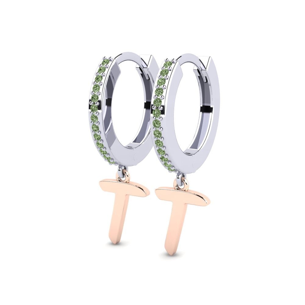 Green Diamond Women's Earring Mindi T