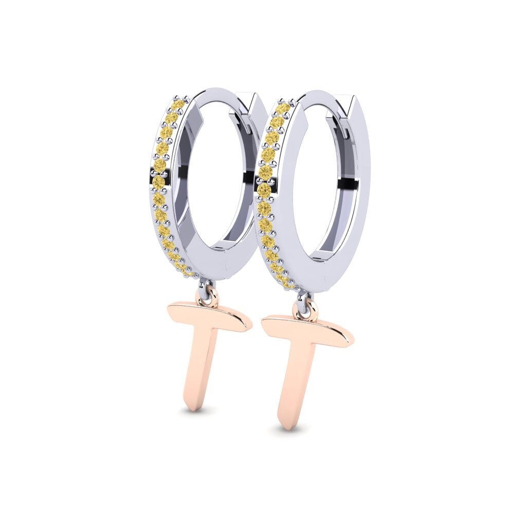 Yellow Diamond Women's Earring Mindi T