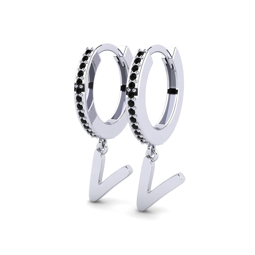 950 Platina Dames Oorbellen Mindi V