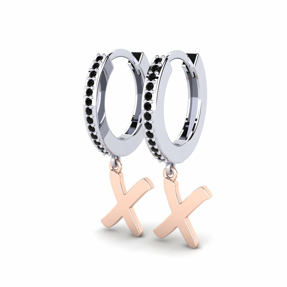 Ónix Negro Pendiente de mujer Mindi X