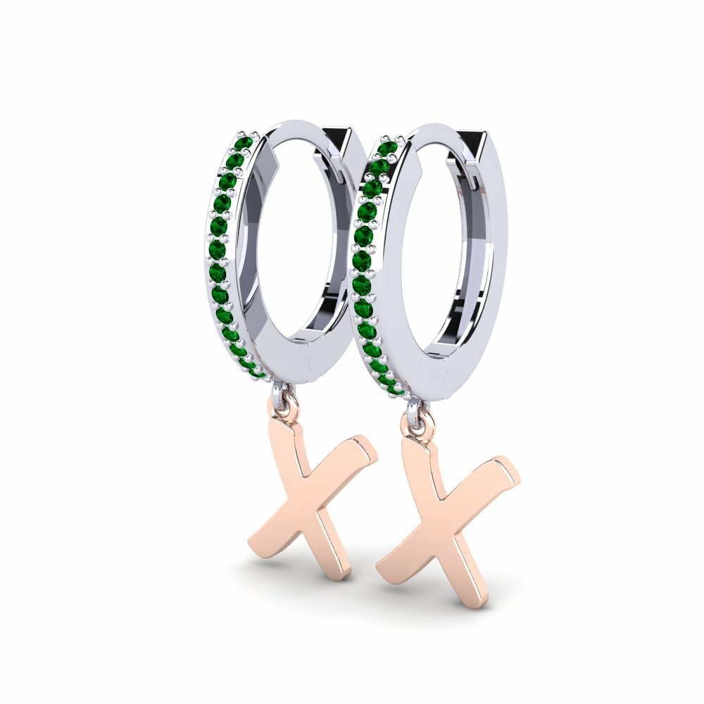 Circonita Verde Pendiente de mujer Mindi X
