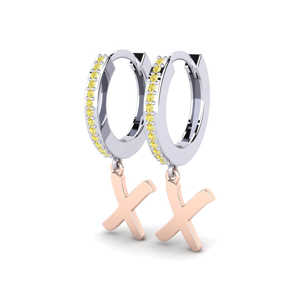 Yellow Sapphire Women's Earring Mindi X