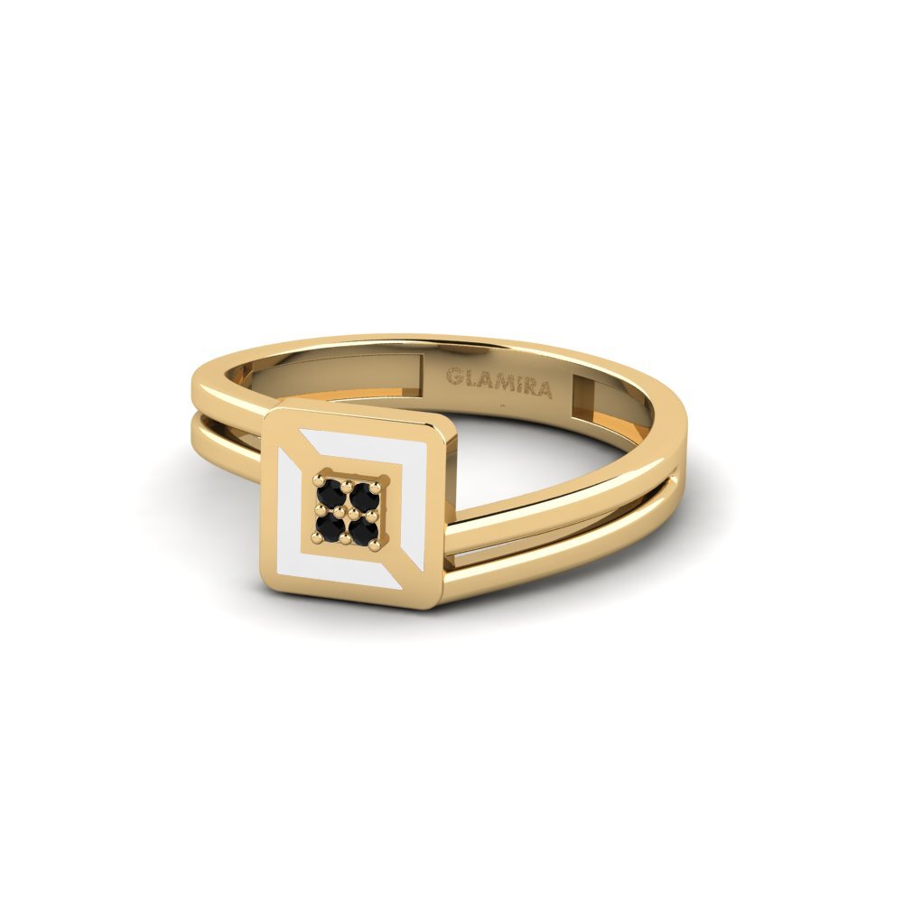 Black Onyx Ring Minimalis