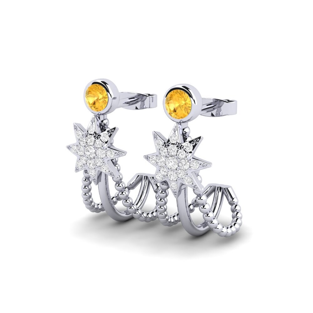 Citrine Women's Earring Minimastella