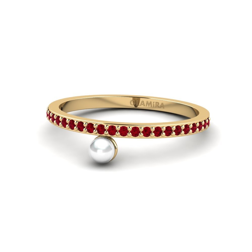Circonita Roja Anillo Minimi