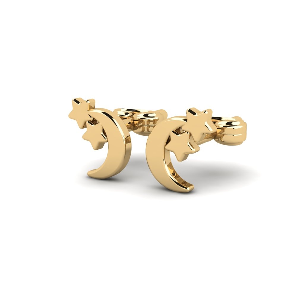 9k Oro Amarillo Pendientes Minulle