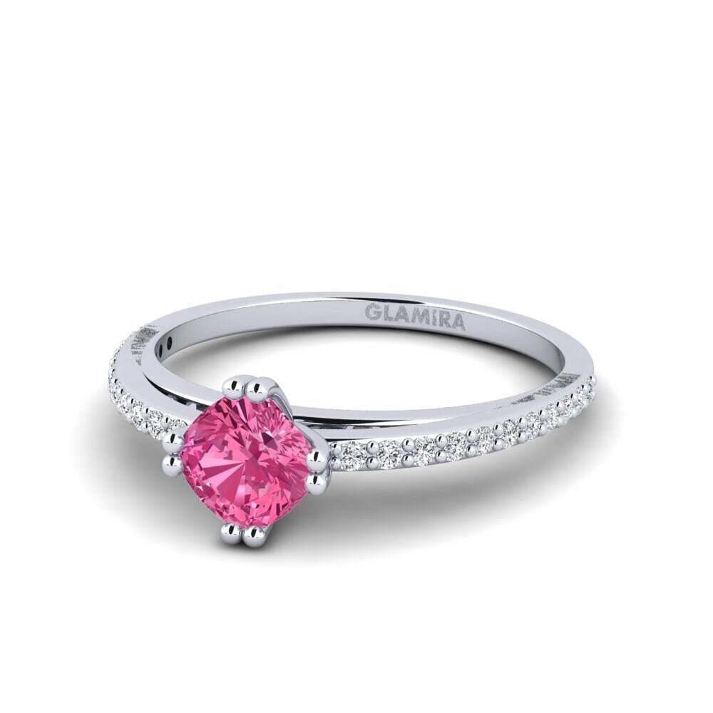 Pink Tourmaline Engagement Ring Miramas