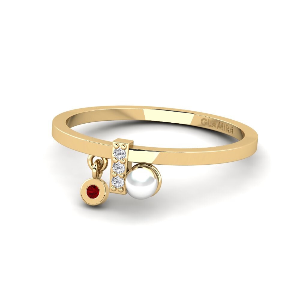 Circonita Roja Anillo Miscere