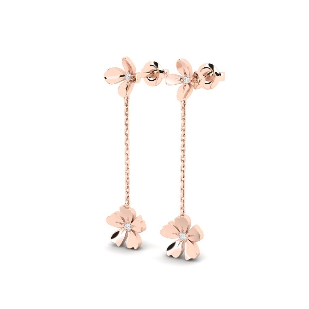 14k 玫瑰金 女士耳環 Misilmeri