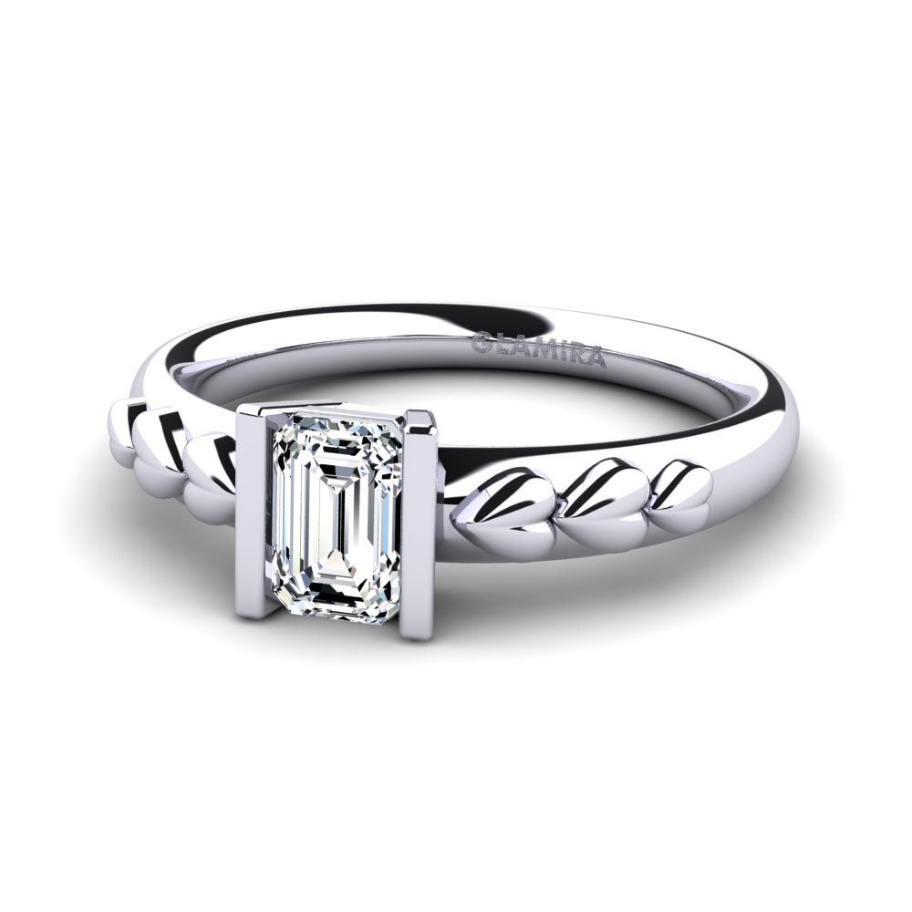 950 Palladium Engagement Ring Misley