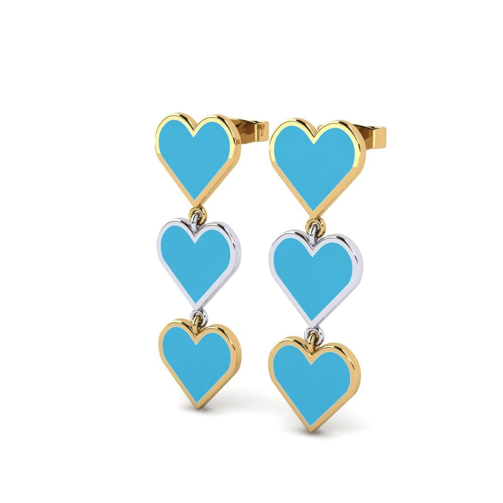 14ct Yellow & White Gold Earring Mistra