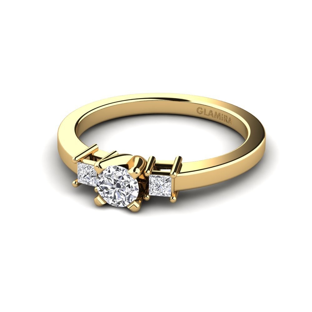 Diamante cultivado en laboratorio Anillo de compromiso Mitch