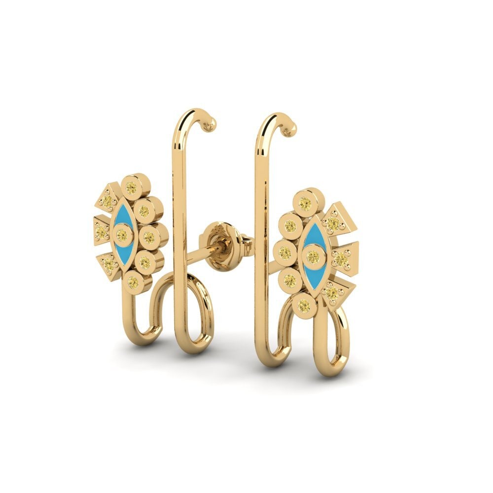 Yellow Diamond Women's Earring Mithras