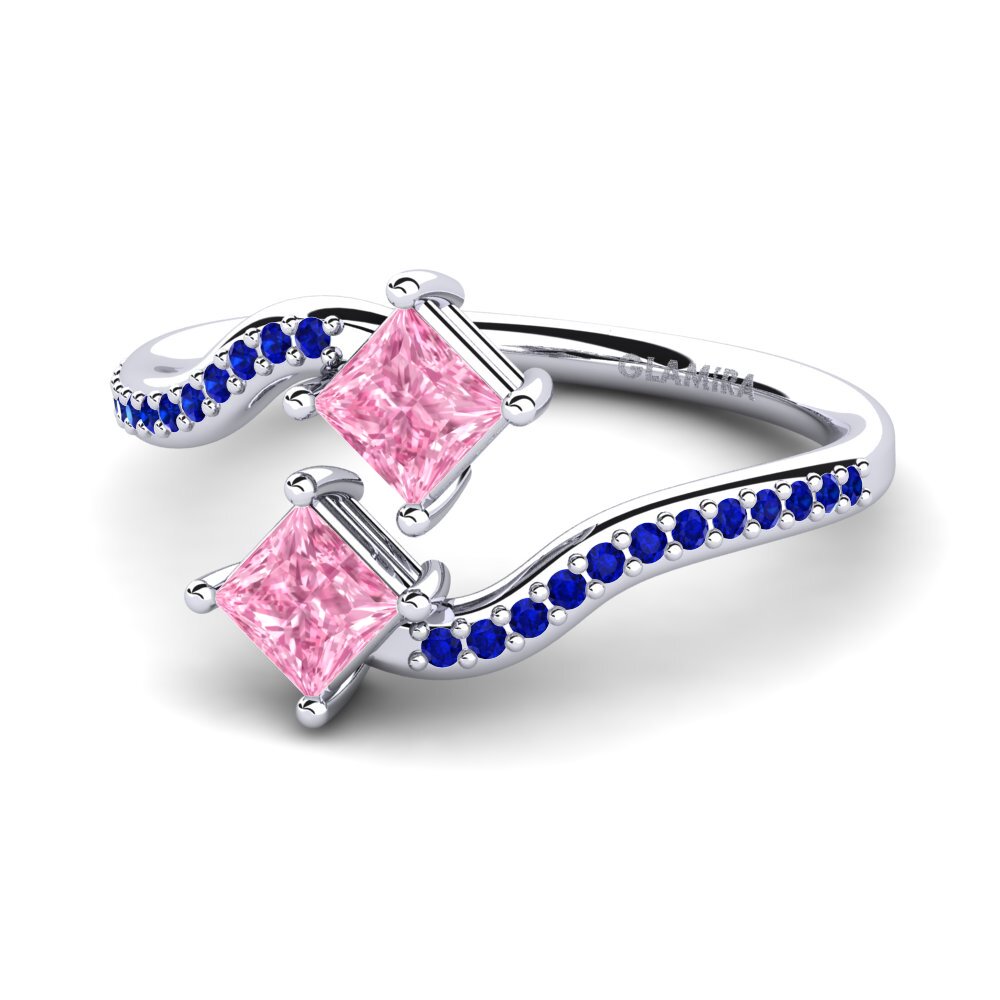 Plata 925 Anillo de compromiso Mitzel