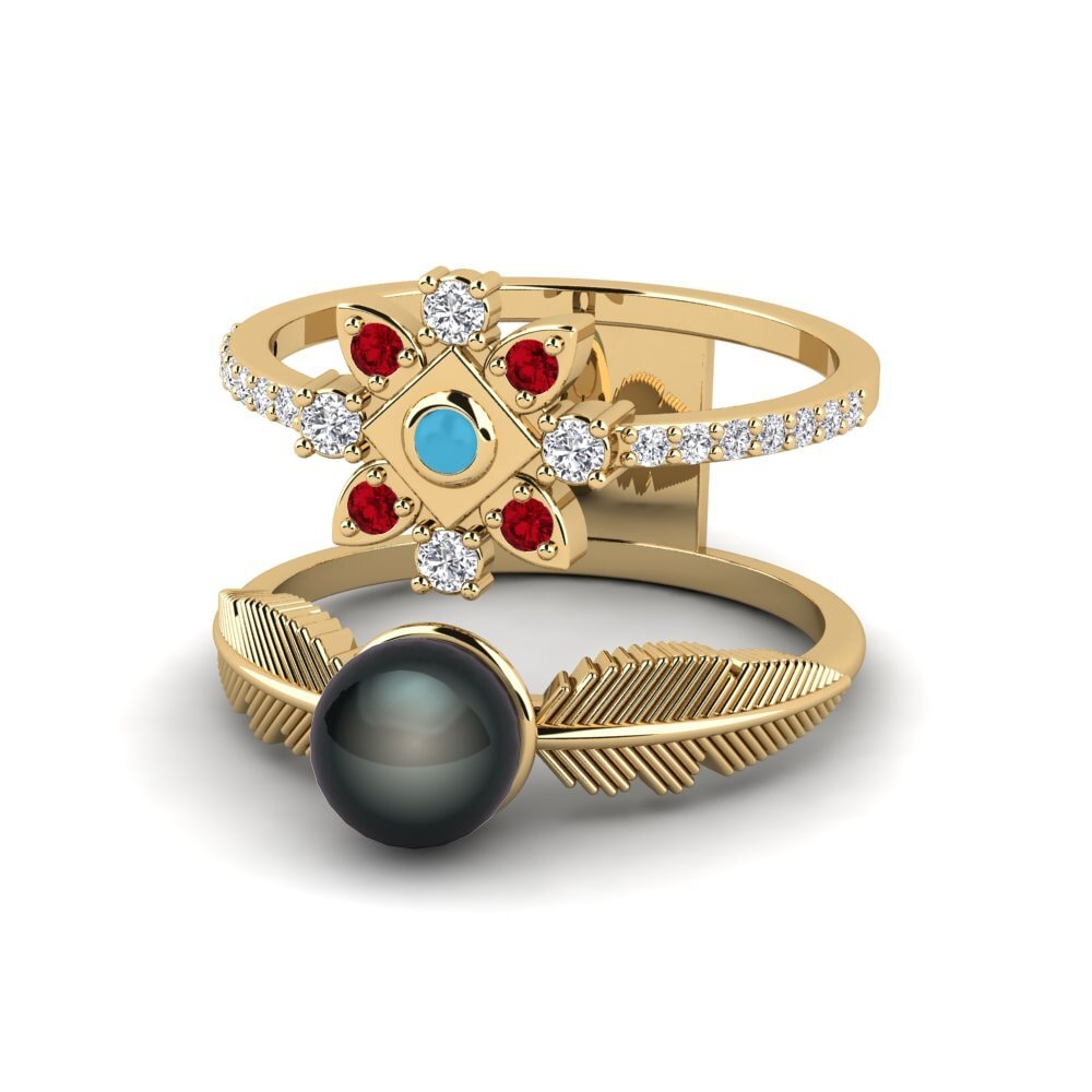 Red Zirconia Ring Mivohitra