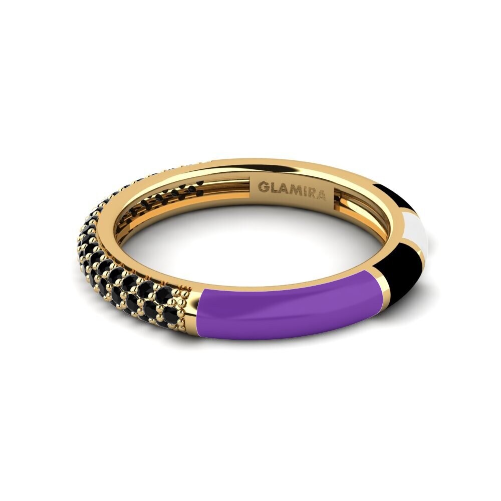 Zafiro negro Anillo Mixte