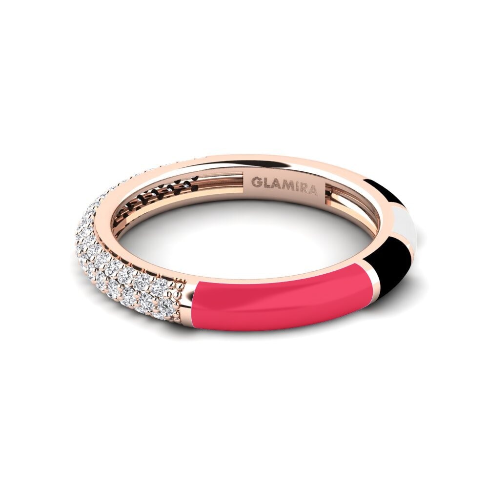 Rotgold 375 Ring Mixte