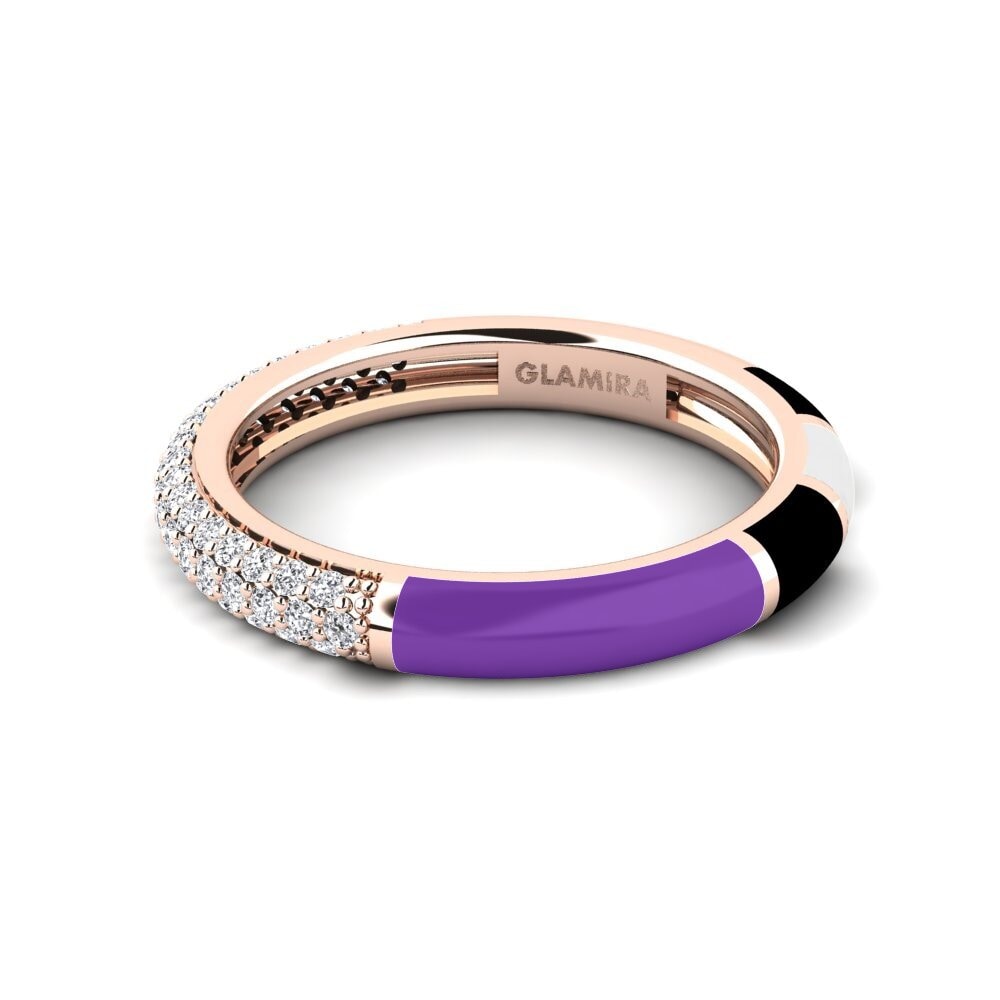 Rotgold 375 Ring Mixte