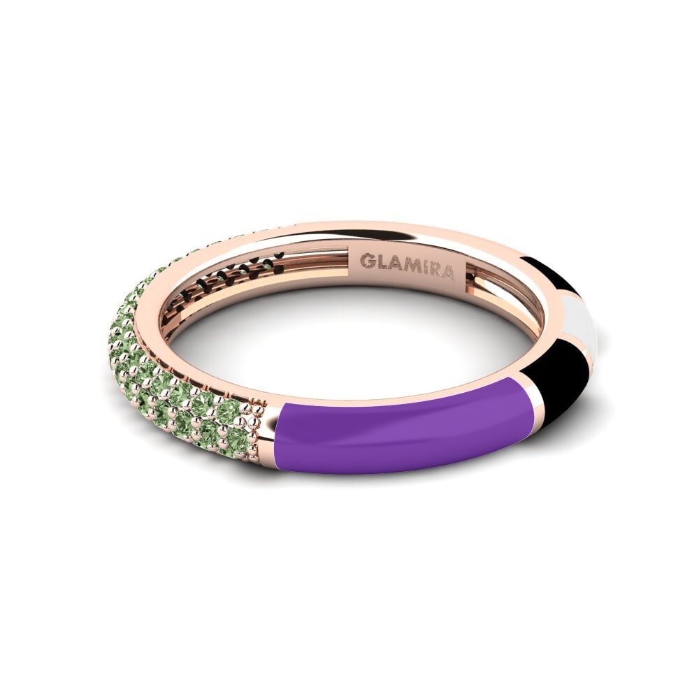 Grüner Diamant Ring Mixte
