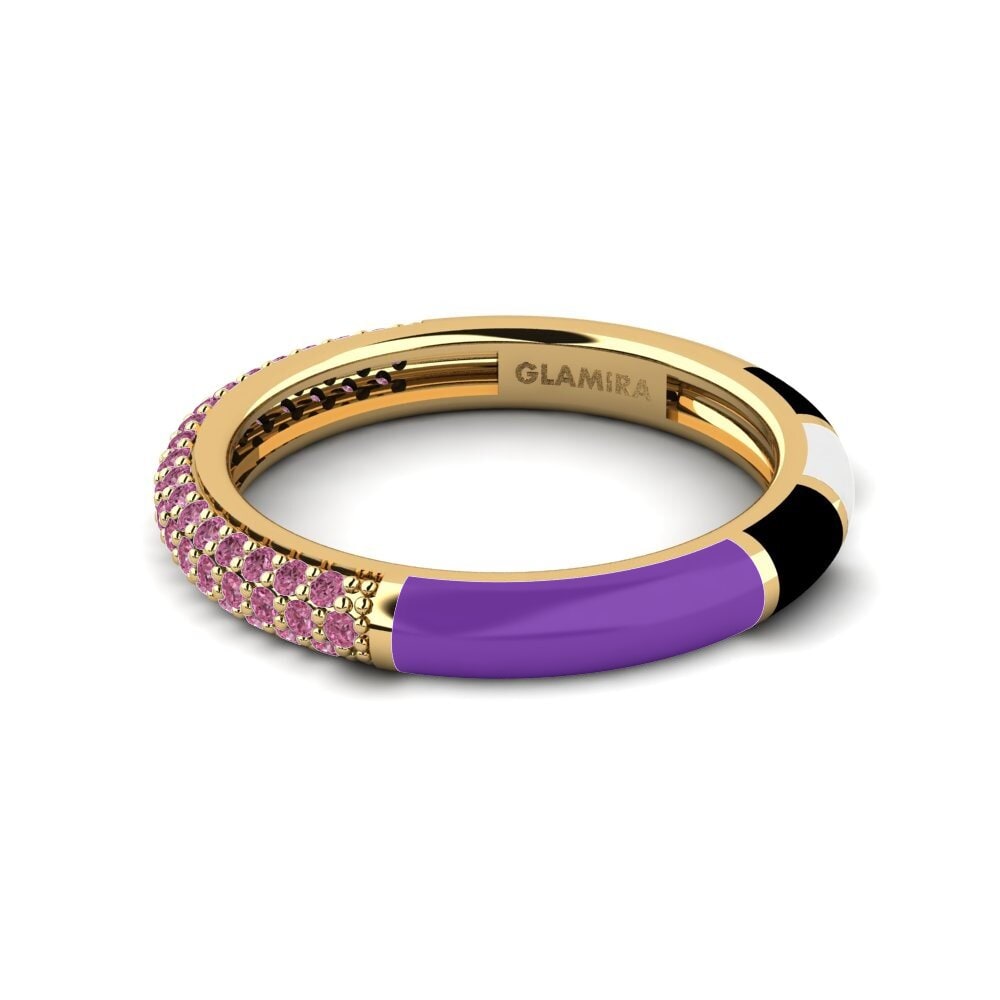 Granate Rhodolite Anillo Mixte