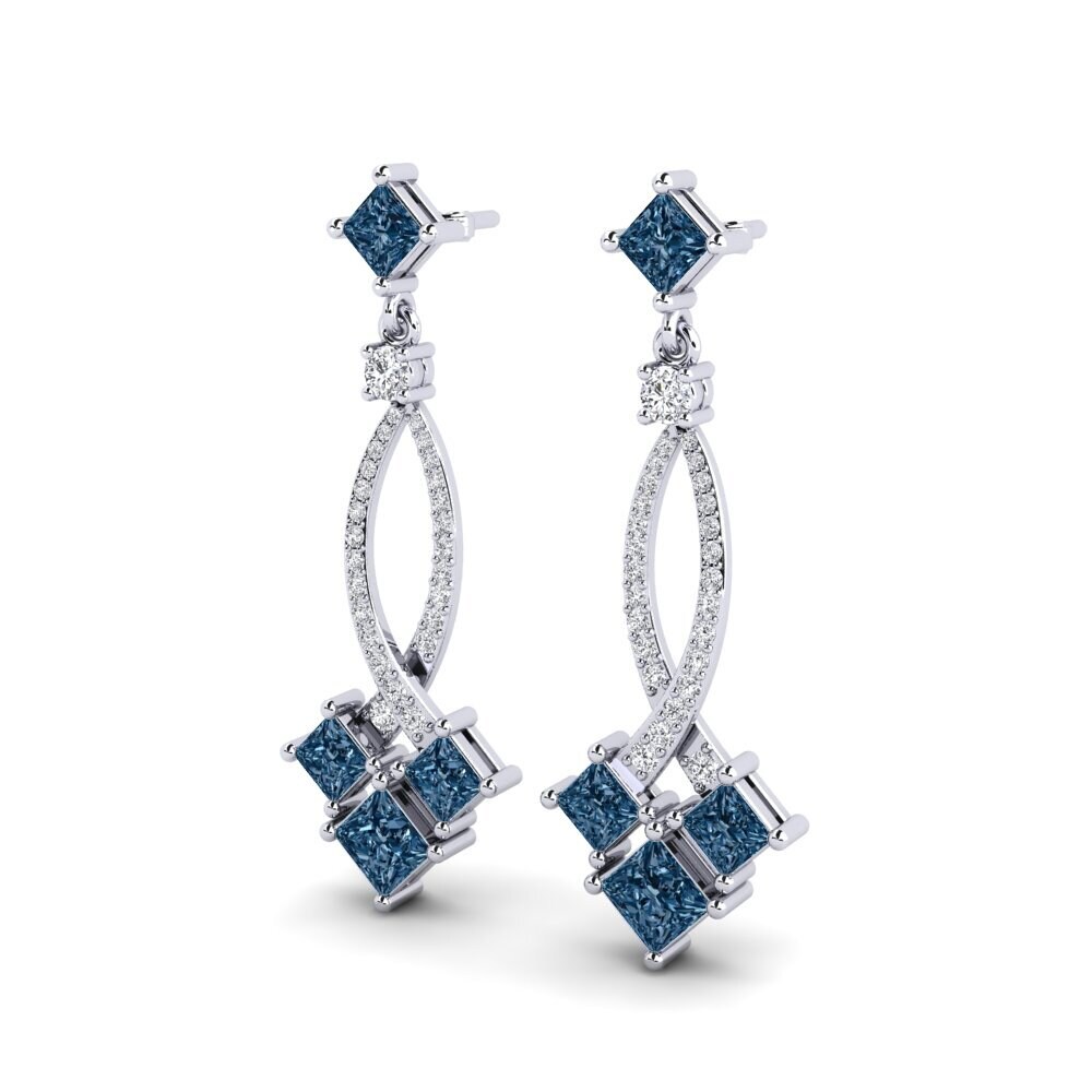 Blue Diamond Women's Earring Miyoko
