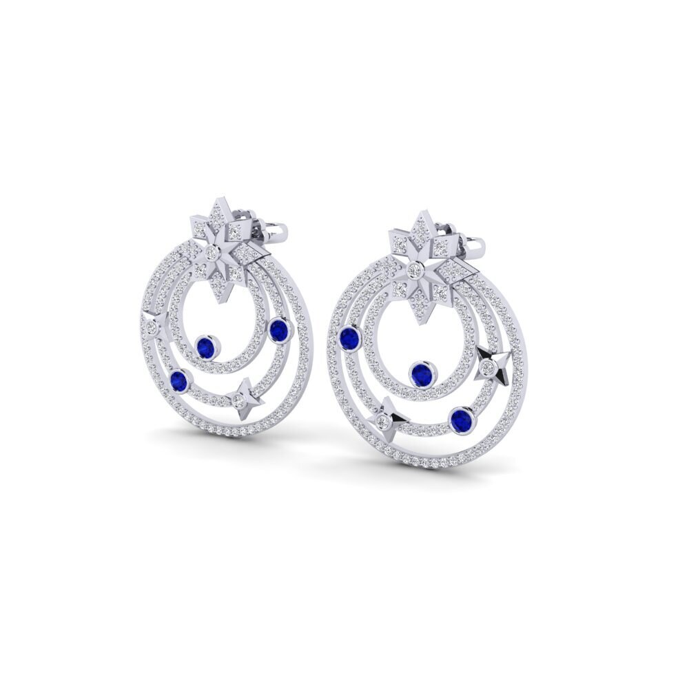 Đá Sapphire Bông tai nữ Mizar