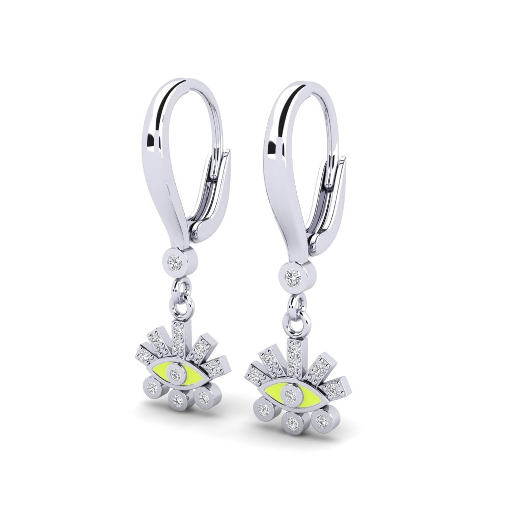 Plata 925 Pendiente de mujer Mnajdra