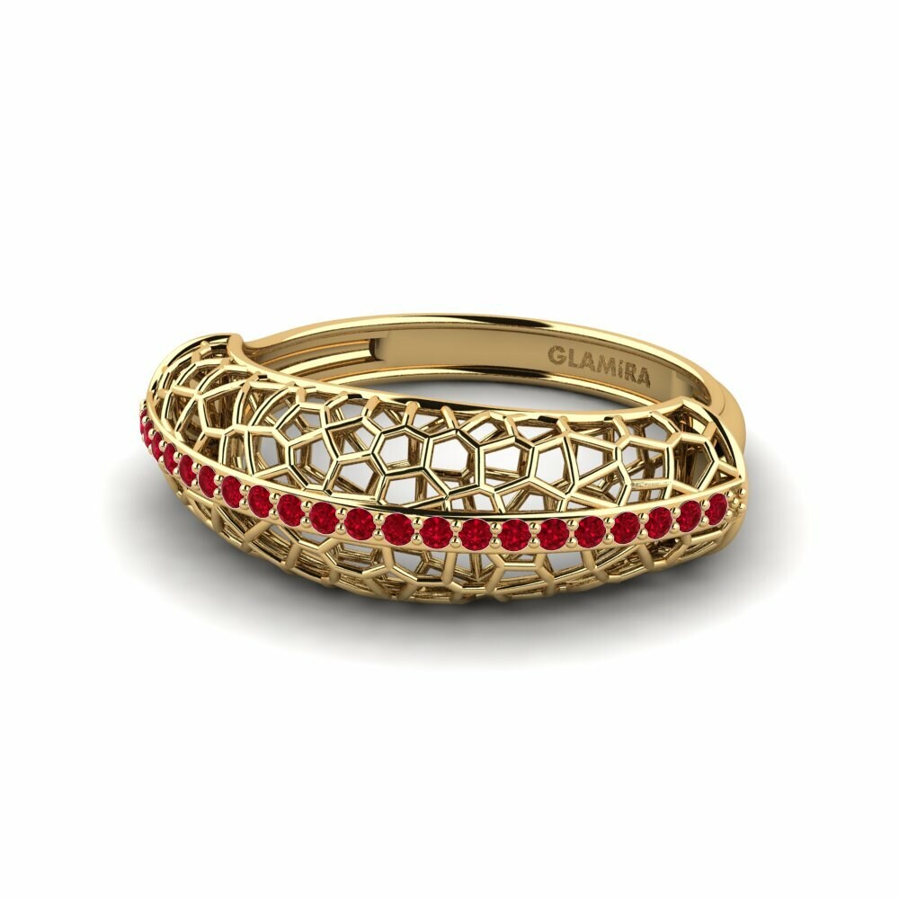 ruby-zirconia Cincin Mnason