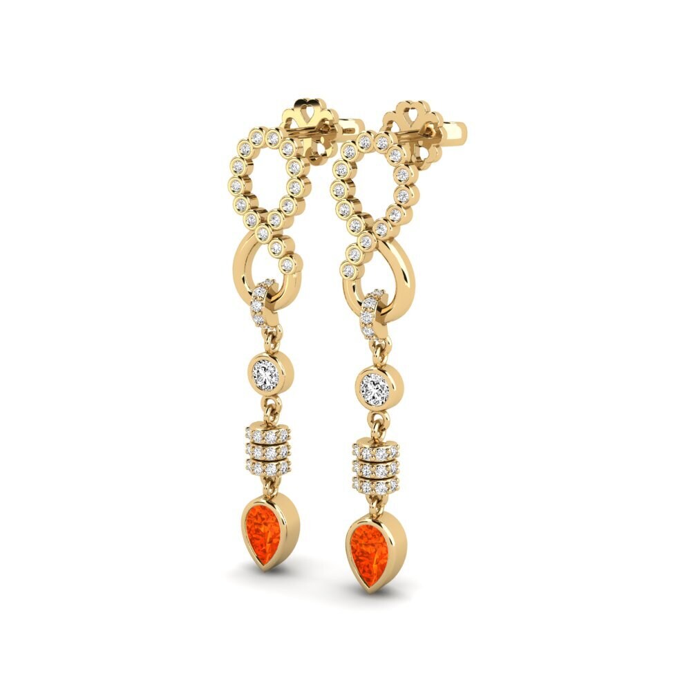Fire-Opal Women's Earring Moetsje