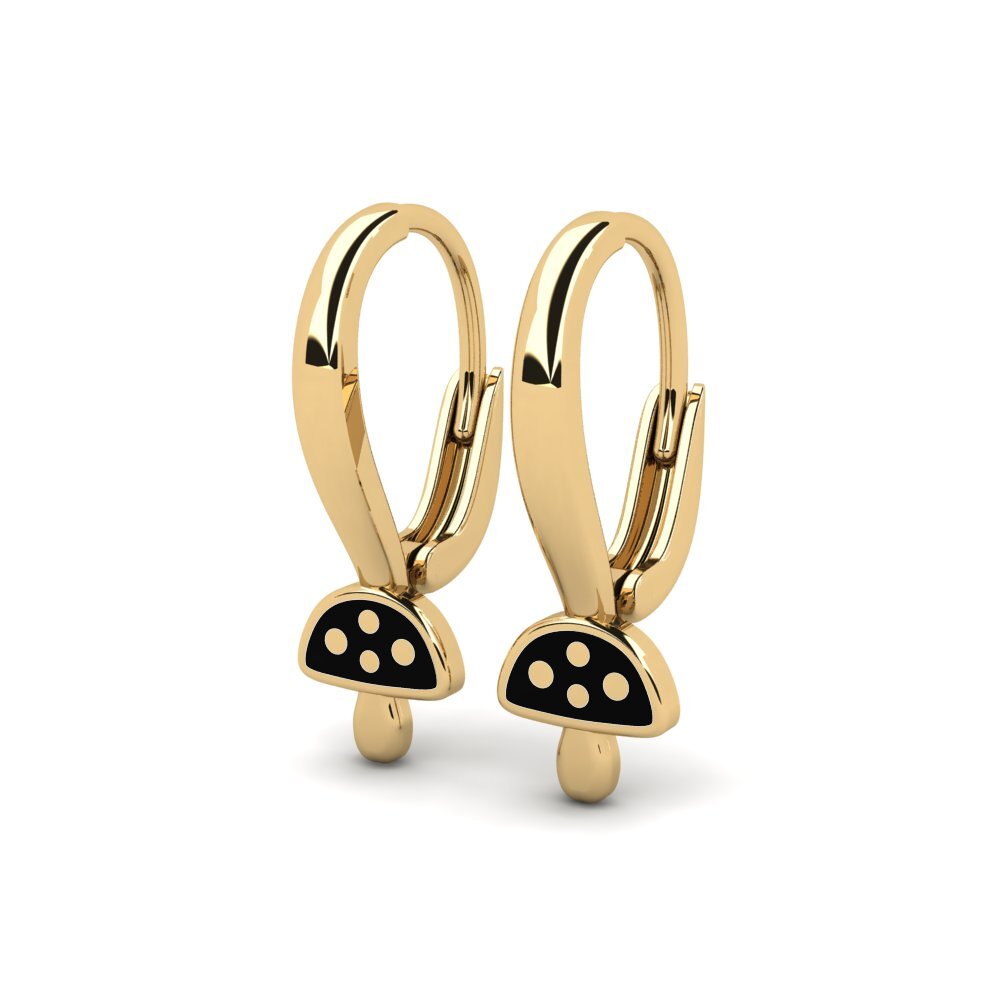 14k Oro Amarillo Pendiente para Niño Moeuhane