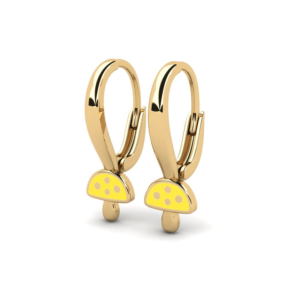 9ct Yellow Gold Kid's Earring Moeuhane